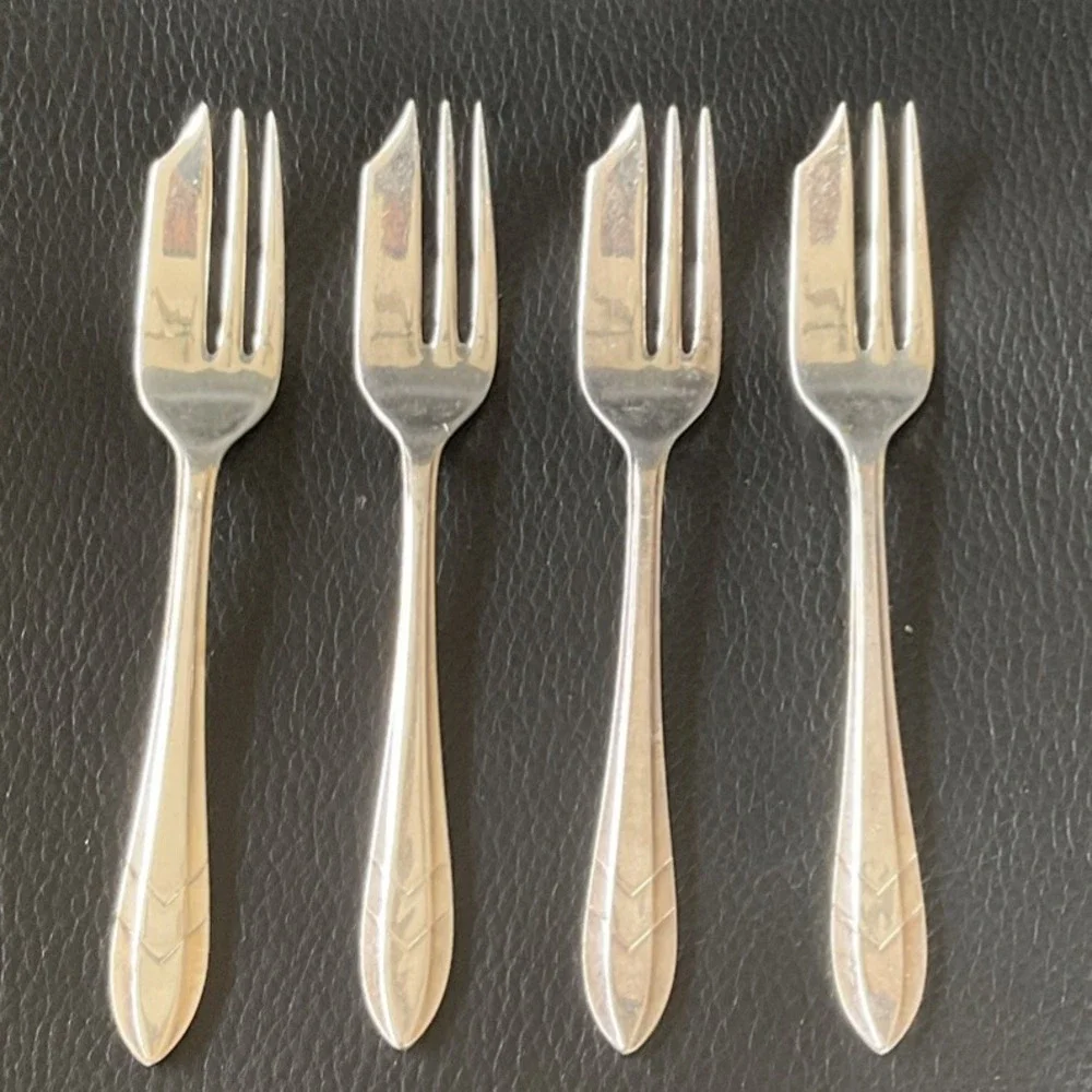 Vintage M.S. Ltd EPNS Sheffield England Pie Pastry dessert Fork 5
